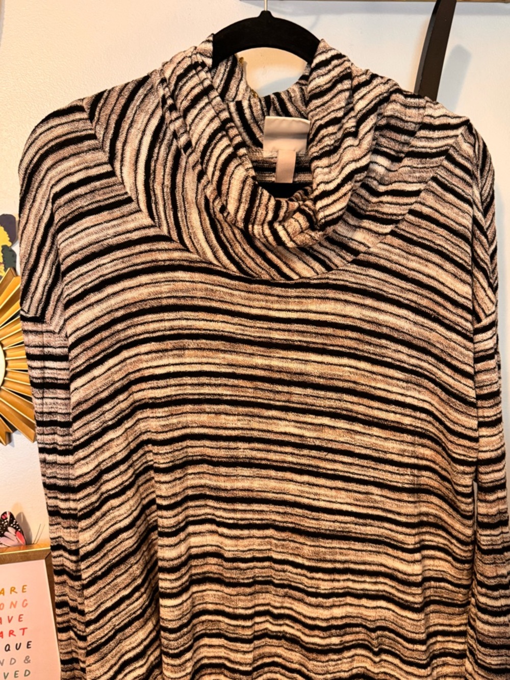 Women's LS Collar Blouse Sweater
